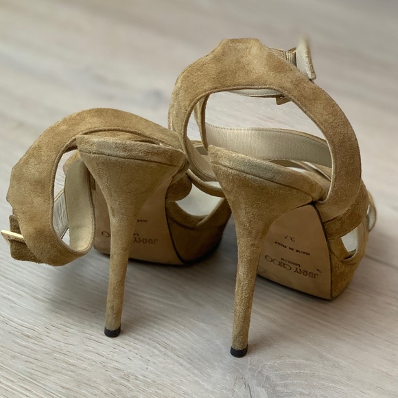 Suede Jimmy Choo Sandal - Picture 7 of 8